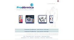 Desktop Screenshot of prodermica.com
